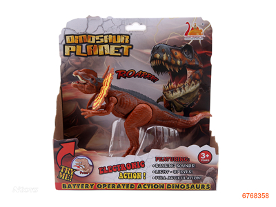 DINOSAUR,W/LIGHT/SOUND/3*AG13 BATTERIES