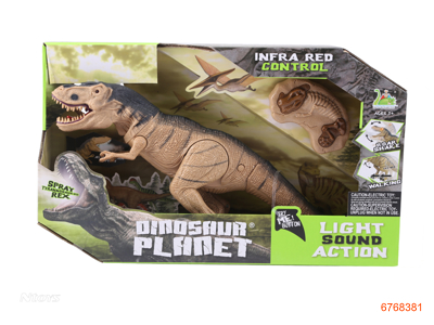 R/C DINOSAUR,W/LIGHT/SOUND/3*AA BATTERIES IN BODY,W/O 3*AA BATTERIES IN CONTROLLER