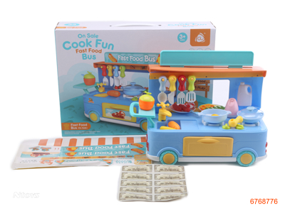 COOKING SET,W/LIGHT/SOUND,W/O 3*AA BATTERIES