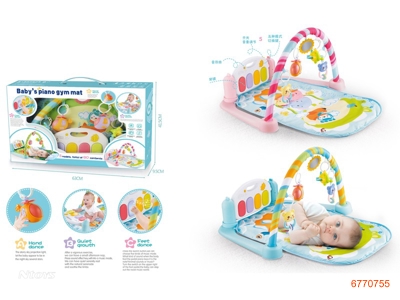 BABY PIANO BABY GYM,W/MUSIC,W/O 3*AA BATTERIES,2COLOURS