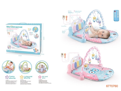 R/C BABY PIANO BABY GYM,W/MUSIC,W/O 3*AA BATTERIES IN BODY,W/2PCS BUTTON BATTERIES IN CONTROLLER,2COLOURS