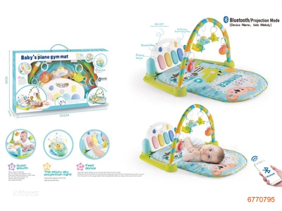 BABY PIANO BABY GYM,W/BLUETOOTH PROJECTION PLANE/MUSIC,W/O 3*AA BATTERIES IN BODY