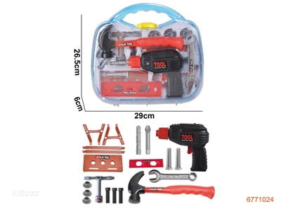 TOOL SET,W/O 2*AA BATTERIES,19PCS