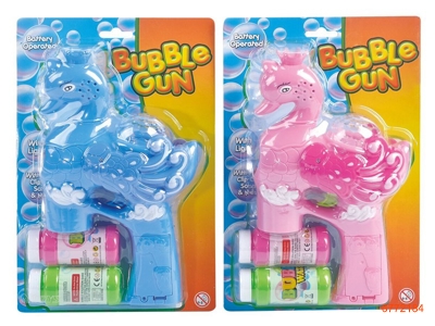 BUBBLE GUN,W/LIGHT/MUSIC,W/O 3*AA BATTERIES