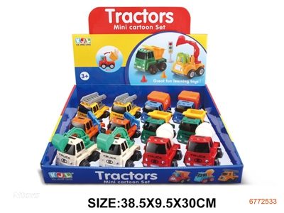 F/P CONSTRUCTION ENGINE,12PCS/DISPLAY BOX