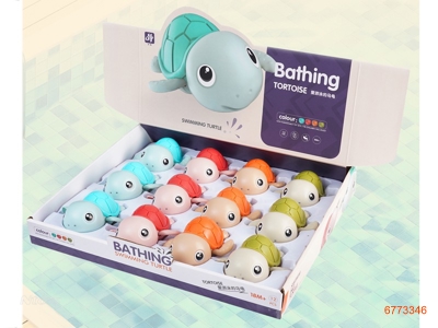 WIND UP BATH TOYS,12PCS/DISPLAY BOX,4COLOURS