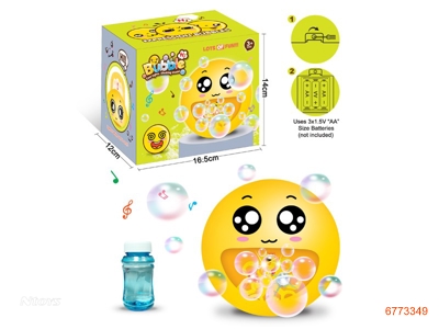 BUBBLE MACHINE,W/1PCS 60ML BUBBLE WATER,W/O 3*AA BATTERIES