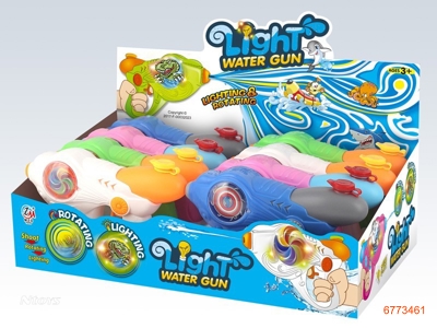 26CM WATER GUN,W/LIGHT/8*4AG13 BATTERIES,8PCS/DISPLAY BOX,4COLOURS