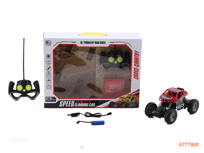 1:20 4CHANNELS R/C CAR W/3.7V BATTERY PACK IN CAR/USB CABLE W/O 2*AA BATTERIES IN CONTROLLER 2COLOURS