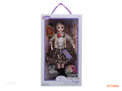 60CM SOLID BODY FASHION DOLL 5ASTD