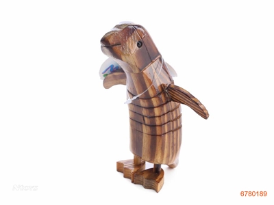 WOODEN PENGUIN