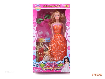 11''SOLID BODY FASHION DOLL SET