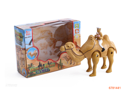 B/O CAMEL W/LIGHT/MUSIC W/O 2*AA BATTERIES