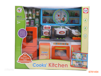 COOKING SET W/CLOCK W/O 1AA