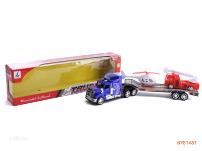 F/P TRUCK W/PLANE/TRUCK 2COLOUR