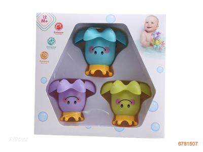 BATH TOYS 3COLOUR