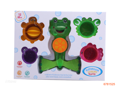 BATH TOYS 4COLOUR