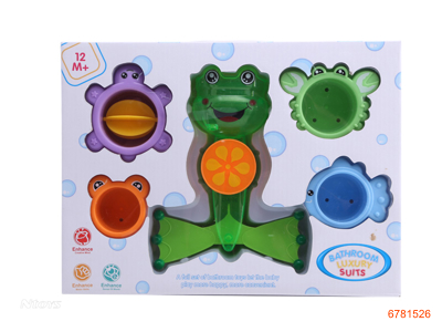 BATH TOYS 4COLOUR