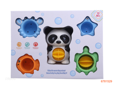 BATH TOYS 4COLOUR