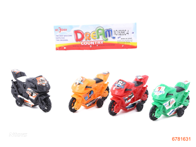 FREE WHEEL MOTORCYCLE 4PCS 4COLOUR