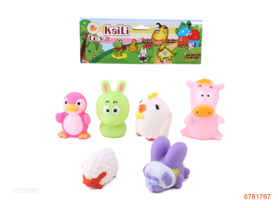 VINYL ANIMAL 6PCS