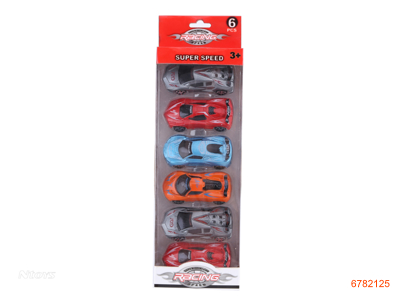 FREE WHEEL CAR 6PCS