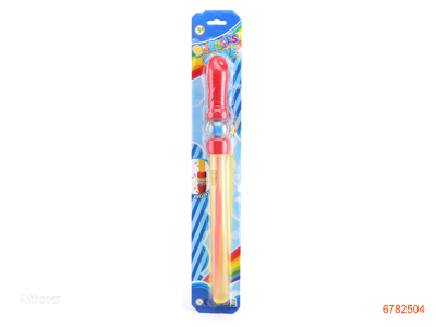 BUBBLE STICK W/LIGHT/3*AG13 BATTERIES 2COLOUR