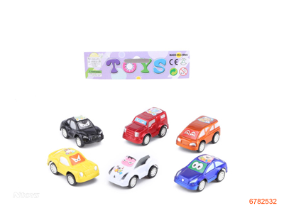 P/B CAR 6PCS