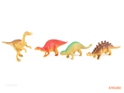 EMPTY BODY DINOSAUR SET 4PCS