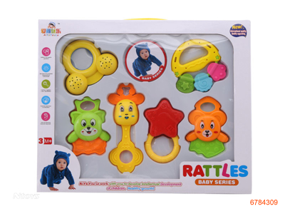 BABY RATTLE 6PCS