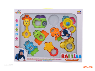 BABY RATTLE 8PCS