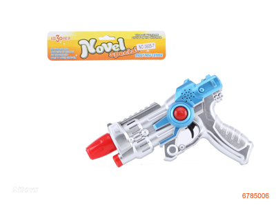 SOUND GUN W/LIGHT,VOICE W/O 3AA BATTERIES