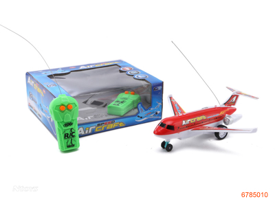 2CHANNELS R/C AIRLINER  W/LIGHT W/O 2AA BARRERIES IN FUSELAGE ,2AA BATTERIES CONTROLLER 2COLOUR