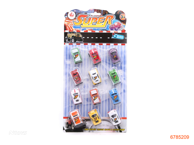 P/B CAR 12PCS 3COLOUR