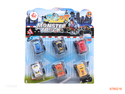 P/B CAR 6PCS