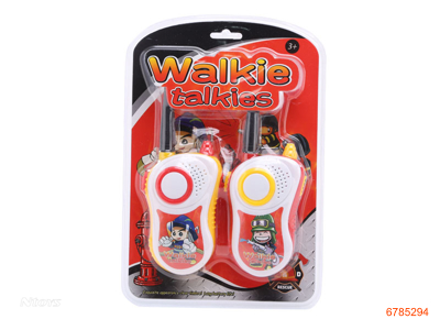 FIRE CONTROL WALKIE-TALKIE W/O 3AA BATTERIES