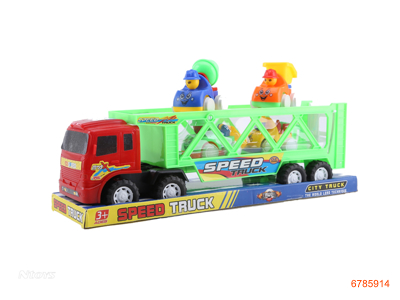 F/P TRUCK W/4PCS P/B CONSTRUCTION TRUCK 2COLOUR