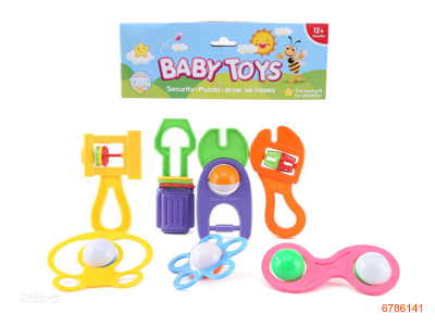 BABY RATTLE SET.7PCS