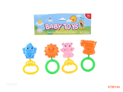 BABY RATTLE SET.4PCS