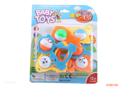 BABY RATTLE.6PCS