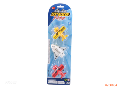 P/B PLANE.3PCS.2ASTD 4COLOUR