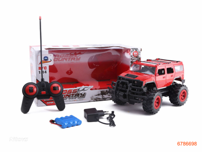 1:14R/C CAR.W/LIGHT/4.8V BATTERIES IN CAR/CHARGER,W/O 2AA BATTERIES IN CONTROLLER