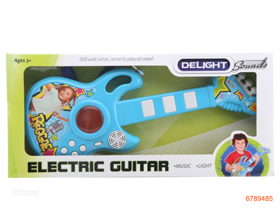 GUITAR W/LIGHT/MUSIC W/O 3AA BATTERIES