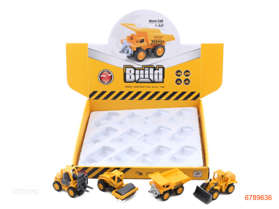 1:60 P/B CONSTRUCTION ENGINE 12PCS/DISPLAY BOX