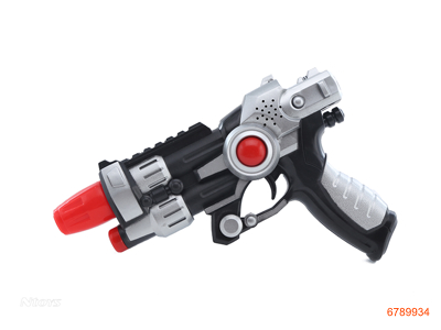 B/O VIBRANT GUN W/LIGHT/SOUND W/O 3AA BATTERIES