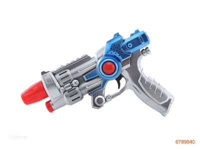 B/O VIBRANT GUN W/LIGHT/SOUND W/O 3AA BATTERIES