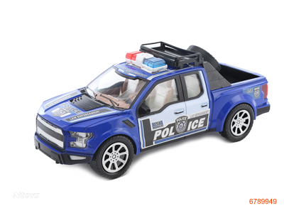 F/P POLICE CAR 3COLORS