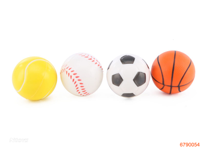 6.3CM PU BALLS.4PCS