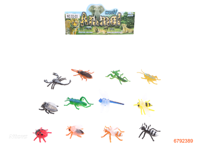 INSET ANIMAL SET 12PCS