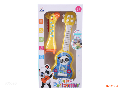 MUSICAL INSTRUMENT SET,W/LIGHT/MUSIC/SOUND,W/O 3AAA BATTERIES,2COLOUR